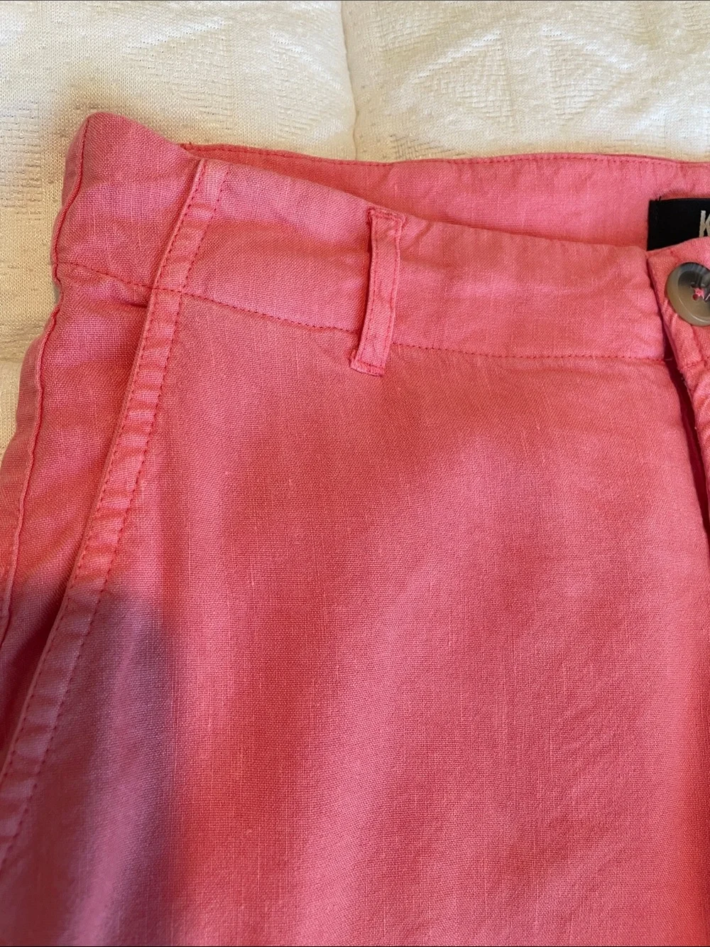 Kut From The Kloth Meg Wide Leg Linen Pants